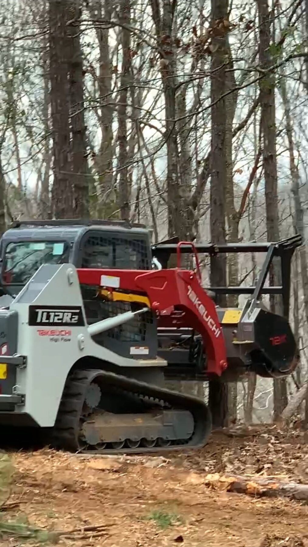 Finished forestry mulching job, clean and level